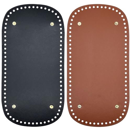 JMZLLRX 2 Pz Cojín de Parte Inferior de Bolso, 30 x 15cm Rectángulo Cojín Inferior Almohadilla de Bolso, Almohadilla de Bolso Parte Inferior Bolsa para Accesorios Hechos a Mano Del Bolso DIY