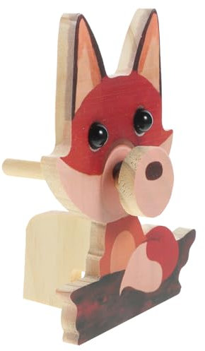 VINTORKY Holzbrillenständer Im Fuchs-Stil Dekorativer Brillenhalter Für Büroeinrichtung Bruchfester Sonnenbrillenhalter Aus Holz Für Schreibtischdekoration
