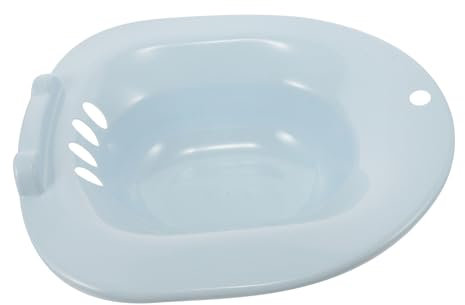 Hoement Sitzbadewanne Toilettensitzbad Postpartale Pflege Rutschfeste Kunststoffbadewanne Mit Überlaufschutz Komfortables Sitzbad Für Schwangere Und Männer Hygienisch Leicht Zu Reinigen
