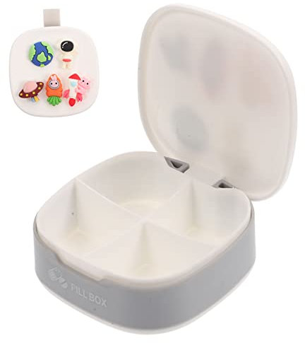 IWOWHERO Kompakte Tablettendose Tragbarer Medikamentenbehälter Wasserdichtes Wiederverwendbares Design Für Reisen Und Unterwegs Sicherer Verschluss Für Optimale Aufbewahrung