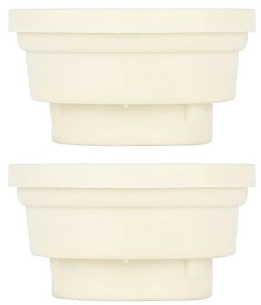 Lot de 2 butoirs d'échelle de piscine creusée en caoutchouc pour piscine creusée