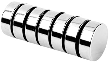 Strong Magnets Neodym Magnet - Rund 15 x 5 mm - 3 Stück - Extra stark, hält bis 5kg - Für Magnettafel, Kühlschrank, Whiteboard, Pinnwand, Büro