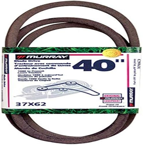 DEMULAX Hayter/, for Murray, 1001223MA Cinghia di trasmissione Cinghia di trasmissione per trattorini da giardino(BLACK Ride-On Mower 037X62MA)