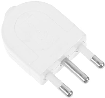 DIYEAH Enchufe 3 Clavijas Macho Adaptador De Corriente 16a Desmontable Compatible Enchufe De Repuesto Seguro y Portátil