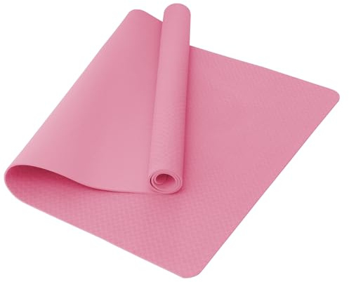 Narwhal yogamatta TPE halkfri stor XXL 190 x 100 x 0,6 cm 6 mm tjock – yogamattor för kvinnor och män, träning, gym, pilates fitness och träningsträning (rosa, 190 x 100 x 0,6 cm)