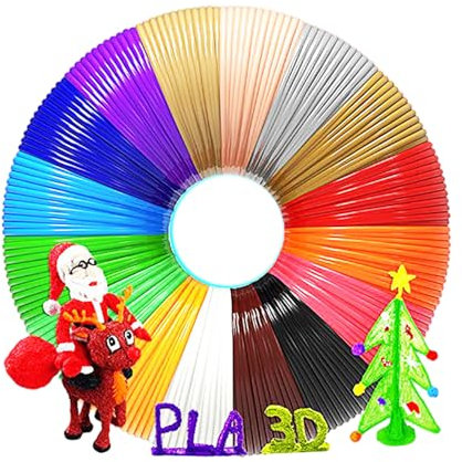 20 helle Farben, 1,75 mm, 3D-Stift, PCL-Filament-Nachfüllpackungen, jede Farbe, 5 m, 3D-Drucker, PCL-Druckstift, Zubehör