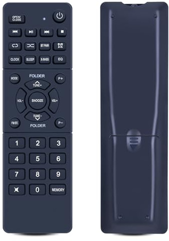 GOUYESHO Télécommande de rechange compatible avec la chaîne stéréo HiFi Oakcastle Compact HIFI100