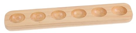 CAXUSD Huevera De Madera Maciza Huevera De Madera Para Refrigerador Organizador De Bandeja Para Huevos Bandeja Para Guardar Huevos De Gallina