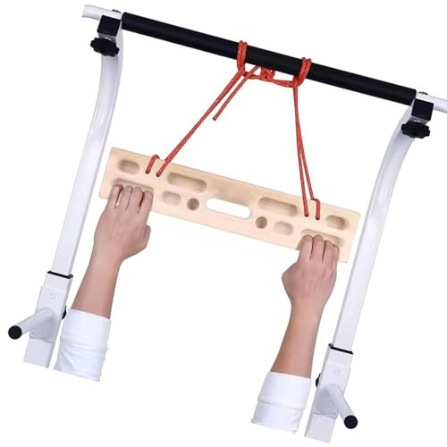 Geavonyg Holz Griffbrett Trainingsbrett Hangboards Klettern Handgefertigte Hangboards Für Anfänger Und Fortgeschrittene Kompaktes Hangboard