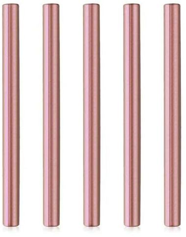 Siegelwachsstäbchen, Siegelwachs für Hochzeitseinladungen, modische Dekoration – Roségold – 5 Stück
