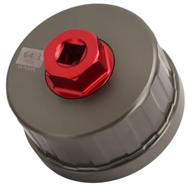 Generic Oljefilterlock Socket Tool 64,3mm 14 Flute Oljefilternyckel Passande för