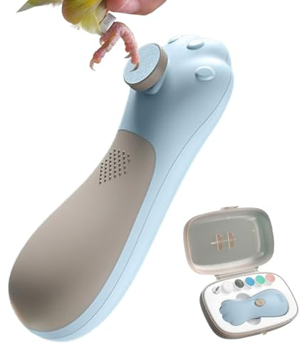 Bird Claw Sander - Silent Claw Cutter for Animals - Electric Pet Claw Cutter - For Parakeet Wavy Parakeet Parakeet Aviary Cage Balcony Home