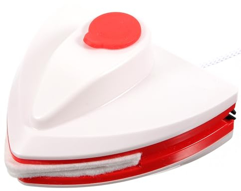 NUSITOU Limpiacristales Magnético Doble Cara Triangular para Ventanas de 8-15 Mm Depósito de Agua, Imán Potente y Accesorio Práctico para Limpieza en Hogar y Exteriores