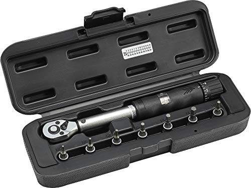 Voxom Werkzeuge Drehmomentschlüssel-Set WGr13 2mm, 2, 5mm, 3mm, 4mm, 5mm, 6mm, T25 2-14 Nm, 718000179, schwarz, Standard, 718000179