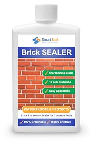 Smartseal Brick Sealer - 100ml Sample - Breathable Brick Waterproofer & Clear Sealant. Protective Damp Seal & Waterproof Sealant for Bricks, Masonry, Concrete & Stone. Lasts up to 10 years
