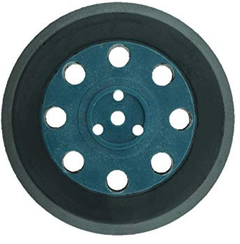 SabreCut 1pc OSSCSPB125M 125mm 8 Hole Plato lijadora Profesional | Compatible con Bosch PEX12 PEX125 PEX400 old model SKIL 7435H1, medium velcro pad holds abrasives securely