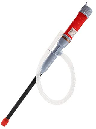 ETOPARS Röd elektrisk överföringssifonpump batteri flytande vatten batteripump sifonslang bensin gas bränslepump handsug