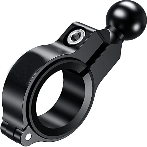 0,67 Zoll(17mm) Kugelkopf Kugelhalterungsbasis kompatibel Ball Mount mit RAM-Halterungen für Fahrradtelefonhalterung (1 Set), Black