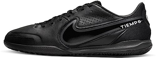 Nike Unisex Tiempo Legend 9 Academy IC Sneaker, Black/DK Smoke Grey-Summit White, 38.5 EU