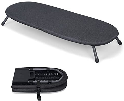 Duwee Cavalletto per Stirare, Tavola da stiro pieghevole, copertura resistente al calore con rivestimento imbottito spesso