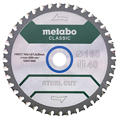 Metabo Sägeblatt steel cut/sandwich panel - classic, 235 x 30 mm, Zähne 50 FZ/FA 4° /B # 628683000