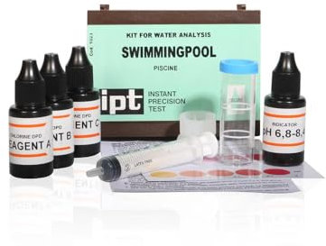 Pool Wassertester Poolwasser Test Schwimmbad Wassertest freis Chlor und PH Wert messen von Aquintos