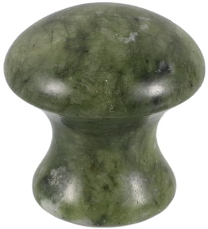 SEWOART Mushroomförmiger Jade Gesichts-massageroller Aus Naturjade Glattes Gua Sha Tool Für Gesicht Nacken Und Arme Zur Hautstraffung Entspannung Und Reduzierung Von Schwellungen