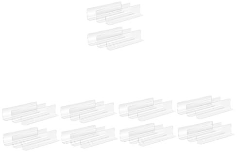 Gatuida 30pcs Closet Shelf Dividers Plastic Dividers No Drilling Shelf Separators for Warehouse