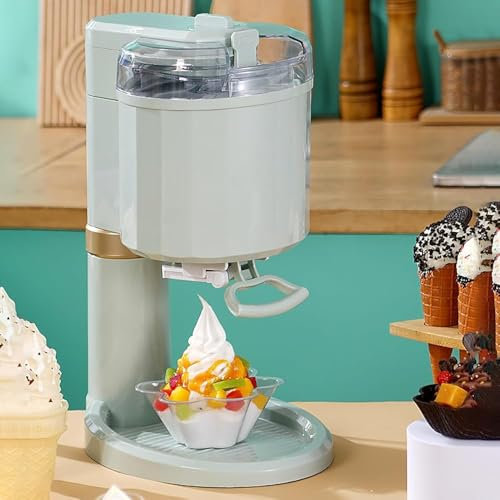 1L Household small, mini fruit soft serve ice cream machine, suitable for home, bar, cafe (Size: Electronic scale)