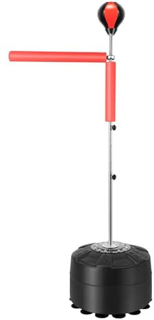 Boxbirne Punchingball mit Ständer – Höhenverstellbarer Boxsack für Reaktions- und Boxtraining, Standboxsack mit Ständer für Indoor/Outdoor (Erwachsene & Kinder)‌
