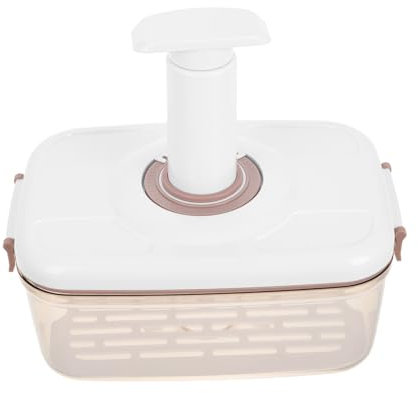 FONDOTIN Vacuum Food Storage Box 2.1l Hand Pump Sealed Lunch Food Container Fresh Keeping Bin Airtight Vacuum Sealer Storage
