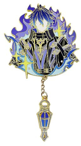 Flins Abzeichen Genshins Figur Cool Badge Pins Flins Cosplay Accessories