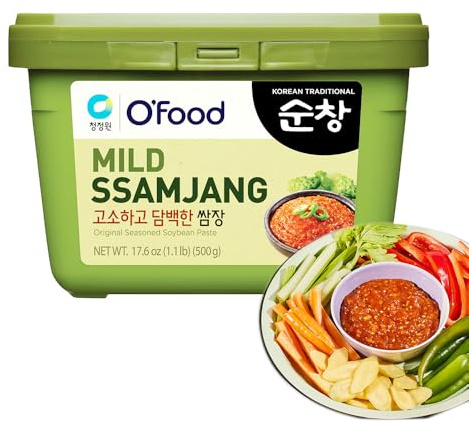 Daesang Mild Ssamjang seasoned soybean paste 500g, for BBQ, Lettuce Wraps & Korean Cuisine