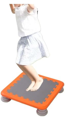 Mini trampolino per bambini e adulti Fitness Jumping Esercizio Indoor & Outdoor Allenamento gonfiabile Jump Bed Safe & Fun Rebounder per Home Gym