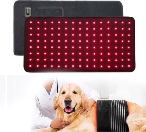 Coussin De Thérapie Par La Lumière Rouge For Chiens Et Chats, Appareil Portable À Lumière Rouge, Conception Respirante Réglable For Le Dos, L'abdomen Ou La Zone Ventrale