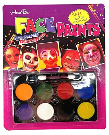 Generic 8 Colour Face Paint Palette