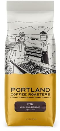 Portland Coffee Roasters, Steel Espresso, Whole Bean, Dark Roast, 32 oz