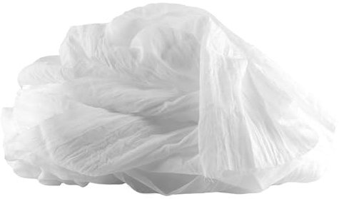100%Mosel Musselin Dekostoff, in Offwhite (48 cm x 5 m), 66 g/m², sehr dünner Tischläufer, zarte Tischdeko für Geburtstage & Hochzeiten, Tischband als Bunte Dekoration zu besonderen Anlässen