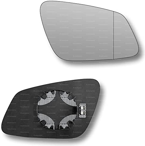 Less4spares Replacement Wing Mirror Glass Right Compatible with BMW 3 Series 2012-2019 CLIP-ON Driver Off side Heated with Blind Spot