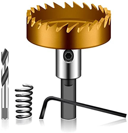 Bohrer Schnellarbeitsstahl Lochsäge für Edelstahl Aluminiumlegierung Stahl Metallbohrer 12–100 mm Metalllochsägen-Set Lochsägen-Kit Lochsäge, 30 mm