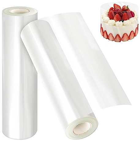 Verdickter Tortenrandfolie, 15cm x 10m Acetat Folie, Transparente Acetatrolle, Geeignet Für Die Herstellung Von Kuchen, Mousse, Schokolade usw. (15cm)