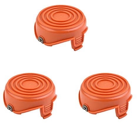 Trimmer Spool Cap, 3Pcs Grass Trimmer Spool Cover Lawn Mower Part Replacement for Black & Decker GL5530