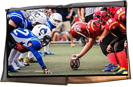 acoveritt Outdoor 50 TV Set Cover,Scratch Resistant Liner Protect LED Screen Best-Compatible with Standard Mounts and Stands(Beige)