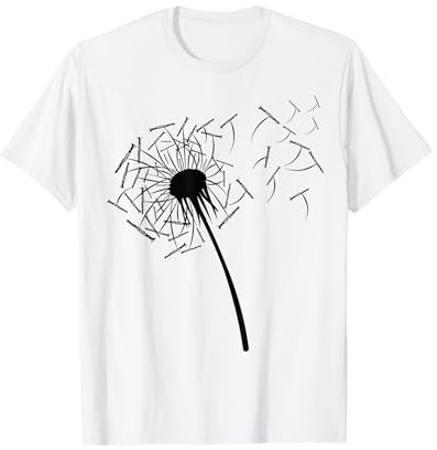 Chemise de clarinette pissenlit pour clarinettiste | Clarinette T-Shirt