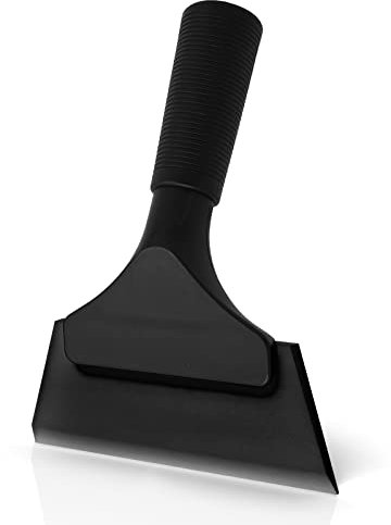 Ehdis Tergivetro, 5” Tergicristallo per Doccia, in Gomma, Tergivetro per Lavavetri, Tergipavimentò, Utensile di Pulizie Ideale per Vetri, Specchi, Cabina de Bagno, nero