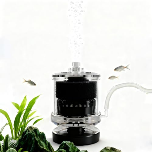 SUAOEO Mini Aquarium Filter Bio,Kleiner Aquarium Bio Schwammfilter,Kleiner Fischschaumfilter für 5-50 Gal