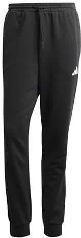 adidas Uomo ESSENTIALS FEELCOZY FLEECE PANT, black/white, XXL