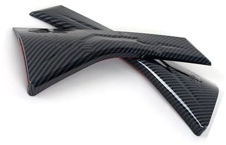 Kompatibel Mit Subaru XV 2012 2013 2014 2015 2016 Auto-Scheinwerfer-Augenbraue, Heckscheibe, Vorne, Nebelschlussleuchte, Lichtrahmen-Abdeckung, Aufkleber-Ordnung Auto Zubehör (Size : Rear Window Trim
