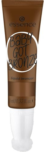 Essence Cosmetics Baby Got Bronze Terra Abbronzante Liquida, Lunga Durata, Definizione, Semplice da Struccare, Naturale, 10 ml