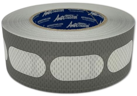 Wandbreite AntiDust Tape AD3550 mit Filter - 33m x 50mm Entlüftungsband für Stegplatten Stärke bis 25mm Unterkante